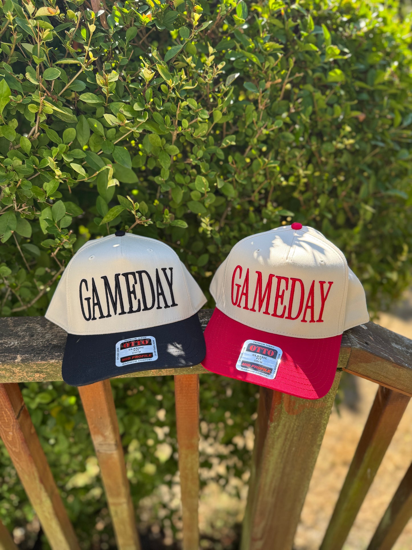 3D Puff Foam Embroidered GAMEDAY Hat - 5 Panel Baseball Hat