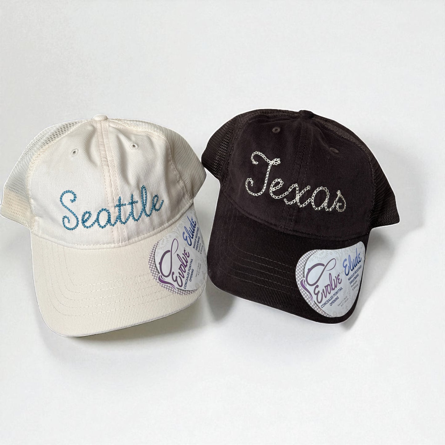 Embroidered Custom CITY or STATE Corduroy Hat - Personalized Hat