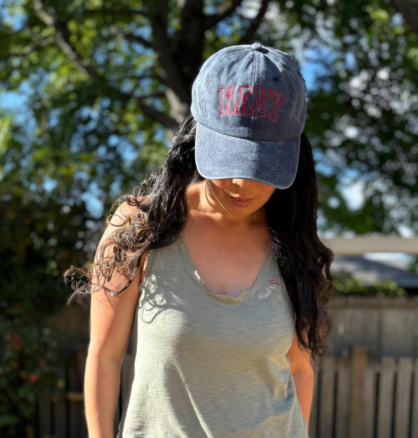Embroidered Navy Hat - Military Cap/Baseball Dad Hat - Trucker Hat, Structured Snapback Mesh Hat - Adjustable Fitted Hat - Gifts for Her/Him