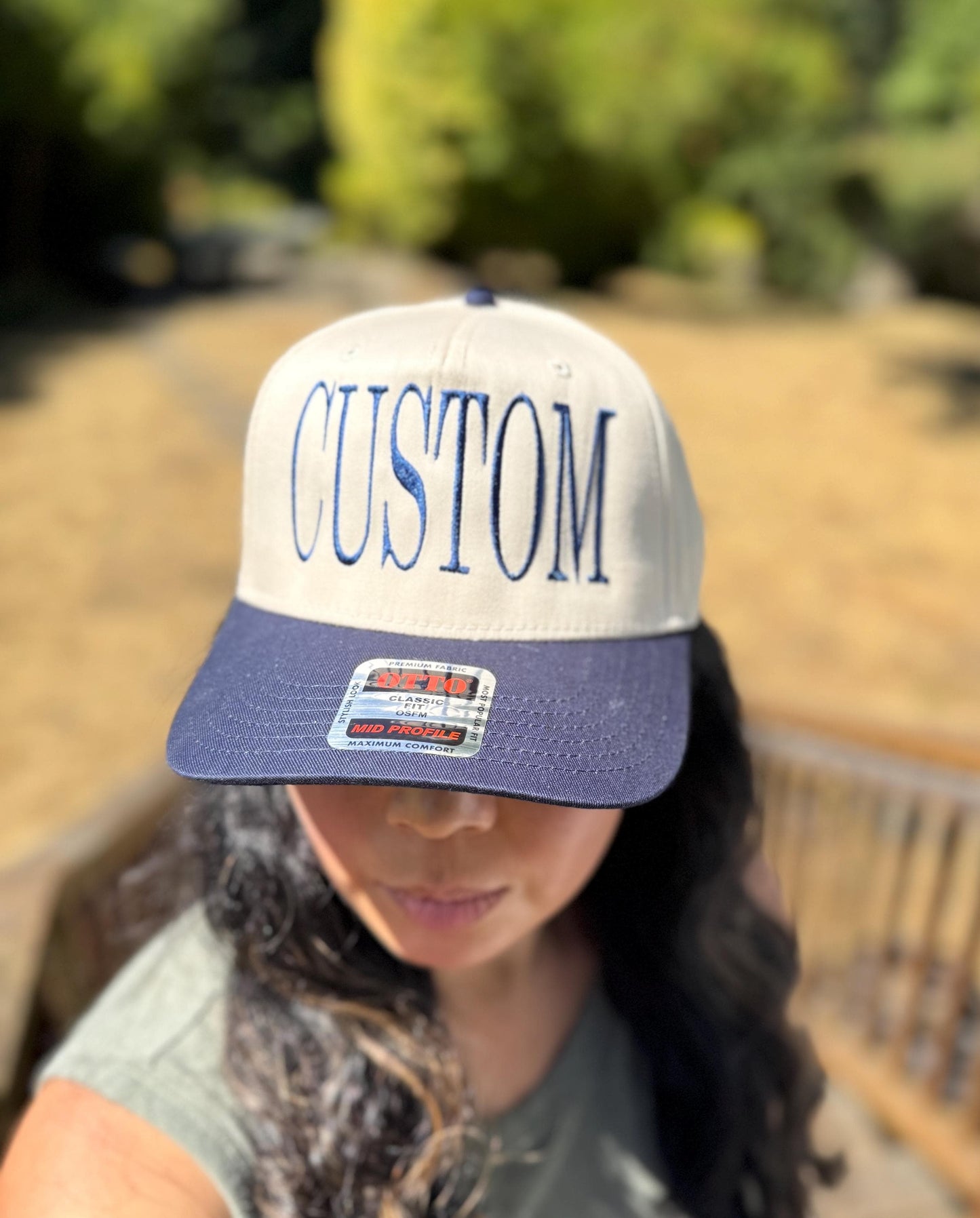 Embroidered CUSTOM Trucker Hat - Trucker Hat, 5 Panel Baseball Hat - Personalized Hat - Gifts for Her/Him