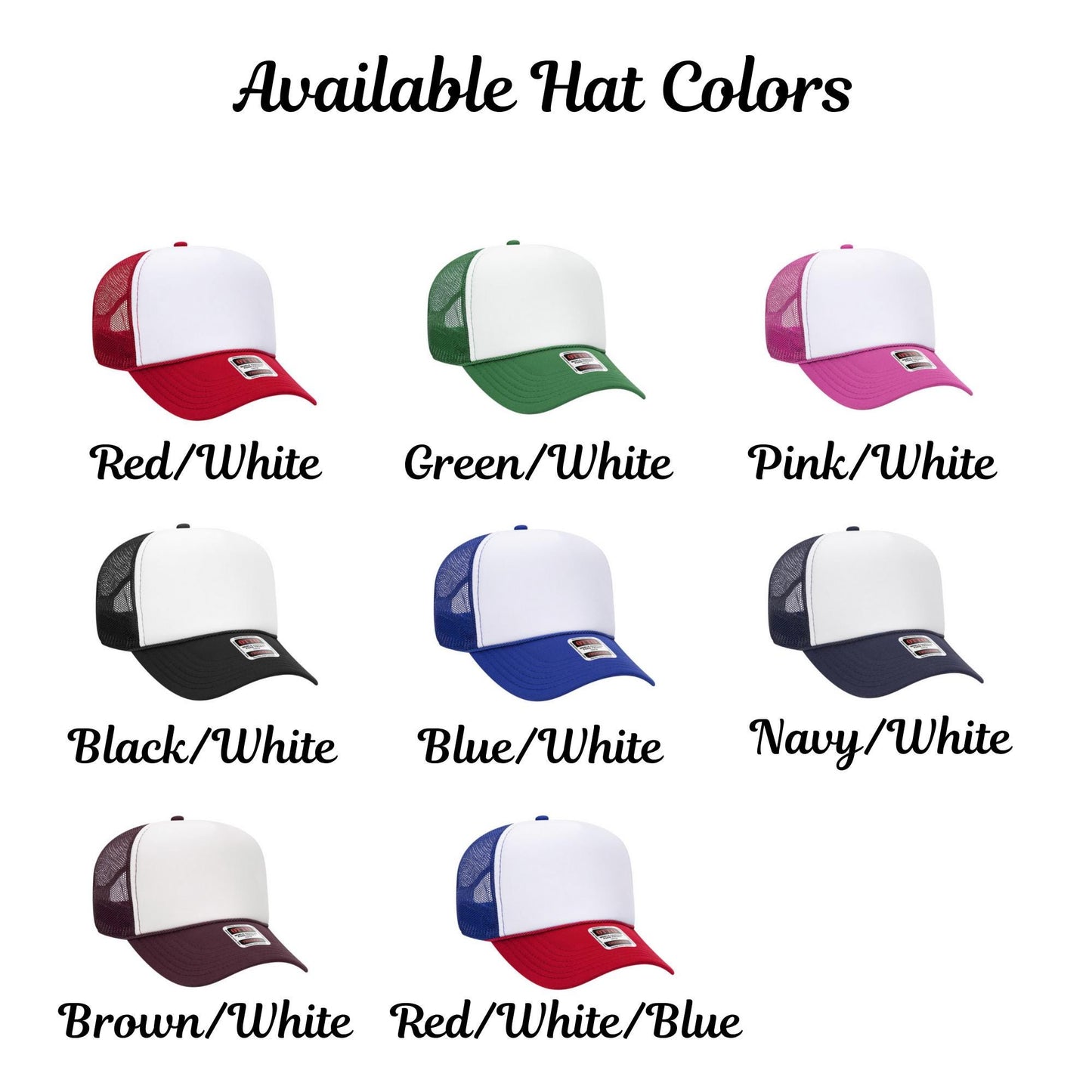Embroidered Foam Trucker Hat - "You Look Happier" - Trucker Hat, Structured Snapback Mesh Hat - Adjustable Fitted Hat - Gifts for Her/Him