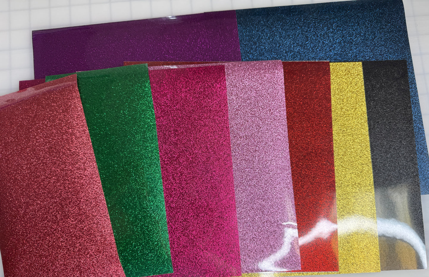 Embroidered Senior Class of 2026 Crewneck - Glitter Vinyl Applique