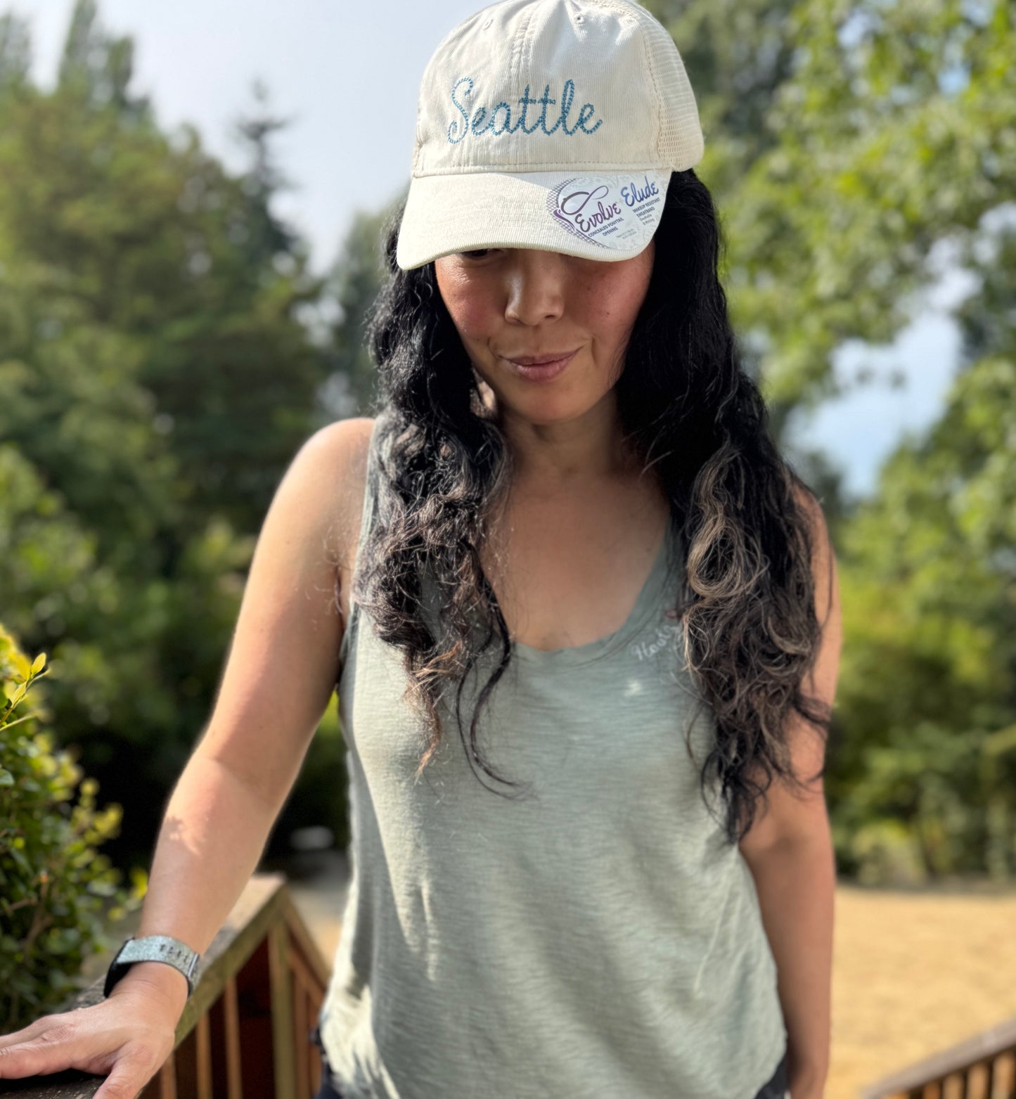 Embroidered Custom CITY or STATE Corduroy Hat - Personalized Hat