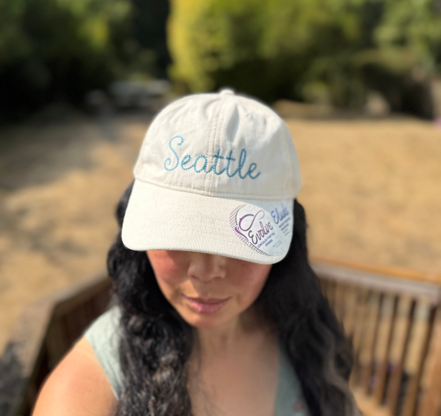 Embroidered Custom CITY or STATE Corduroy Hat - Personalized Hat
