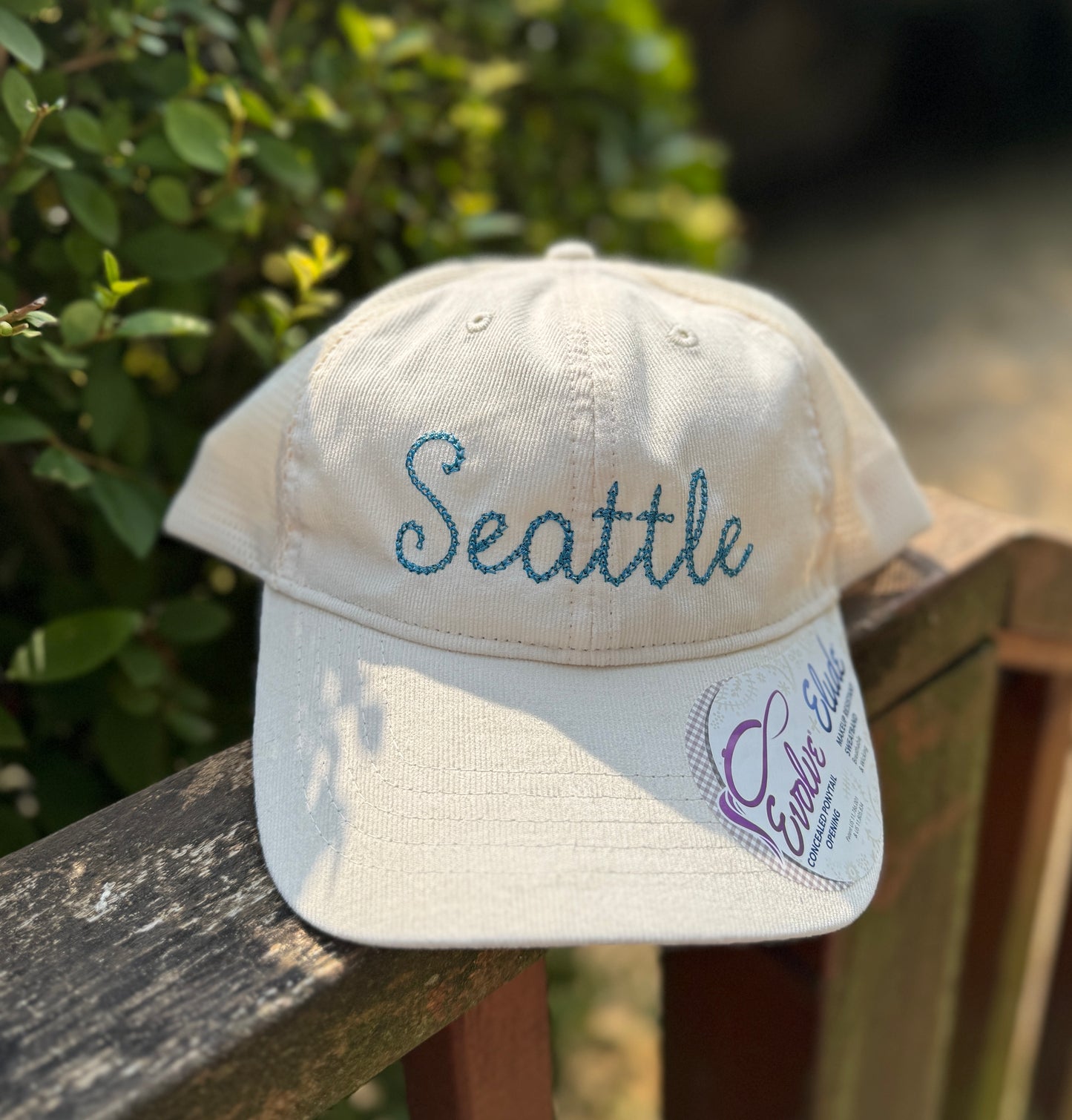 Embroidered Custom CITY or STATE Corduroy Hat - Personalized Hat