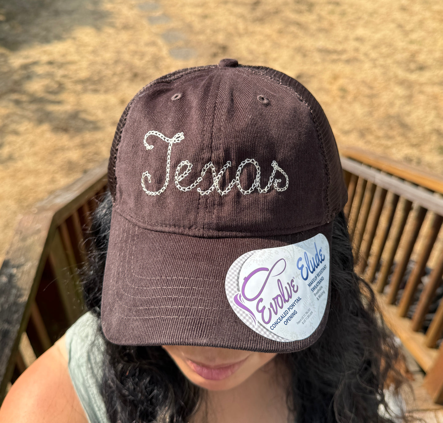 Embroidered Custom CITY or STATE Corduroy Hat - Personalized Hat