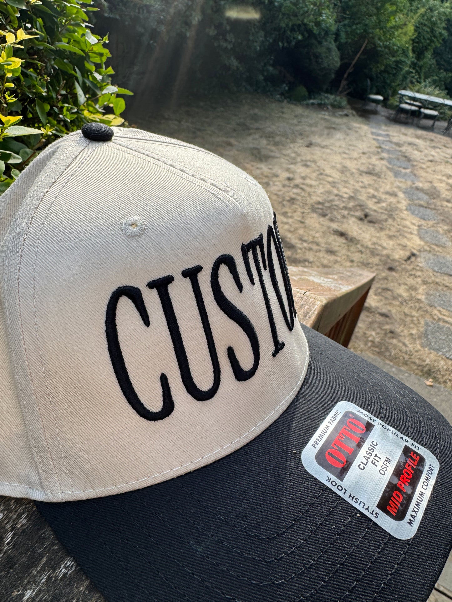 3D Puff Foam Embroidered CUSTOM Baseball Hat
