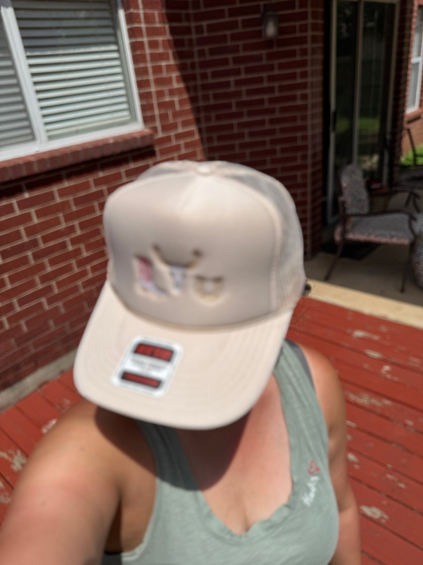 Texas Trio Western Trucker Embroidered Hat
