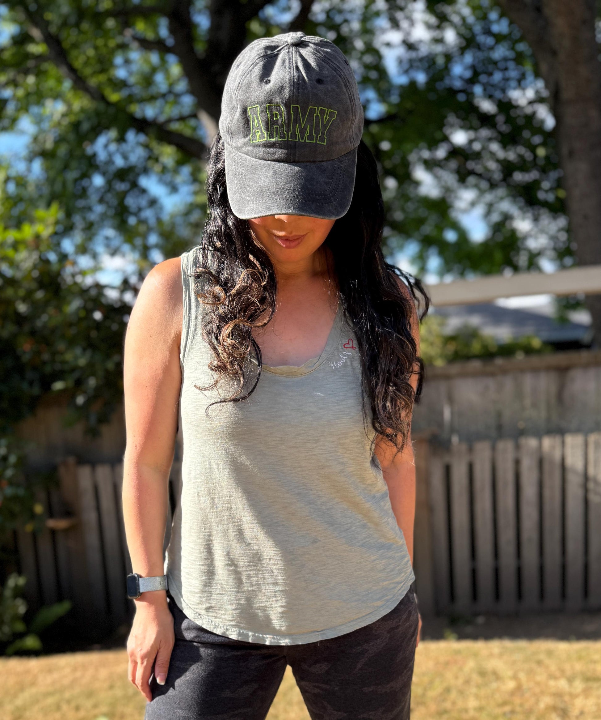 Embroidered Army Hat - Military Cap/Baseball Dad Hat - Trucker Hat, Structured Snapback Mesh Hat - Adjustable Fitted Hat - Gifts for Her/Him