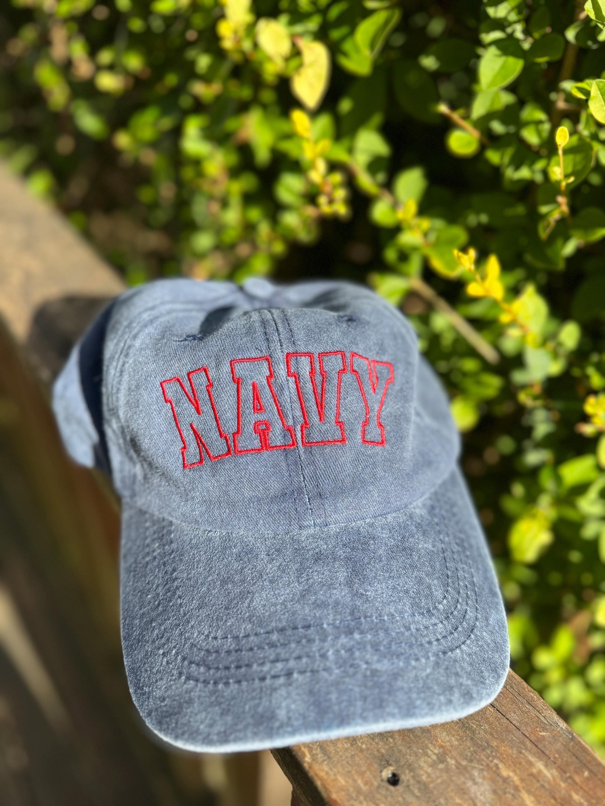 Embroidered Navy Hat - Military Cap/Baseball Dad Hat - Trucker Hat, Structured Snapback Mesh Hat - Adjustable Fitted Hat - Gifts for Her/Him