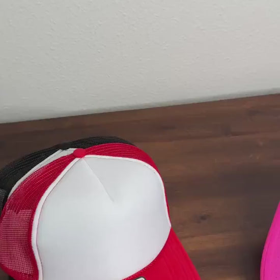 Embroidered CUSTOM Foam Trucker Hat - Trucker Hat, Structured Snapback Mesh Hat - Personalized Hat - Gifts for Her/Him
